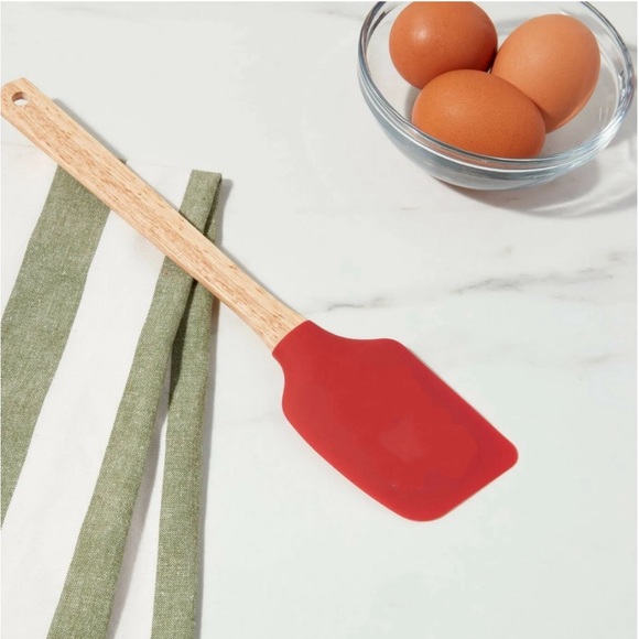 Silicone Spatula Detailed with Santa Laugter “ Ho Ho Ho Handle Xmas Holiday - Picture 5 of 5